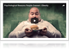 Overeating man eating burger