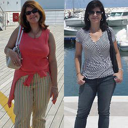 before and after of dr. gil's weight loss